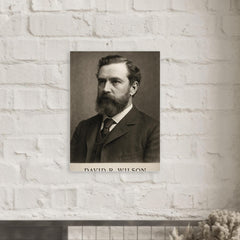 David R Wilson metal print mockup