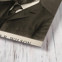 David R Wilson metal print mockup