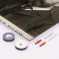 David R Wilson metal print mockup