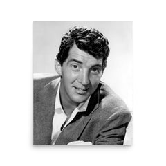 Dean Martin poster on a plain backdrop in size 16"x20".