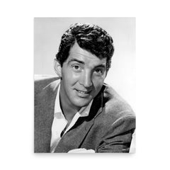 Dean Martin poster on a plain backdrop in size 18"x24".