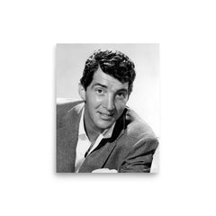 Dean Martin poster on a plain backdrop in size 8"x10".