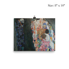 Death and Life by Gustav Klimt, 1915 poster 4