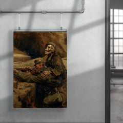 Death and the Soldier by Hans Larwin, 1917 poster 4