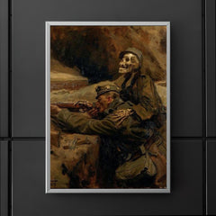 Death and the Soldier by Hans Larwin, 1917 poster 5