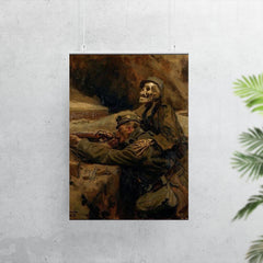 Death and the Soldier by Hans Larwin, 1917 poster 7