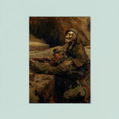 Death and the Soldier by Hans Larwin, 1917 poster 8