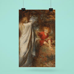 Death Turning Away From an Innocent Child by Henry John Stock, 1893 poster 6