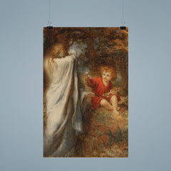 Death Turning Away From an Innocent Child by Henry John Stock, 1893 poster 9