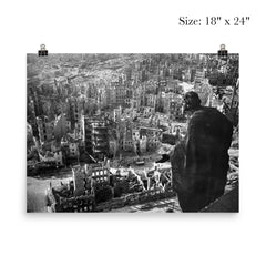 Destruction in Old Town Dresden from the Town Hall Tower, 15 Feb 1945 poster 5