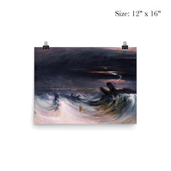 Destruction of Tyre by John Martin, 1840 poster 3