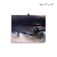 Destruction of Tyre by John Martin, 1840 poster 4