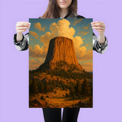 Devil's Tower Wyoming USA poster 3
