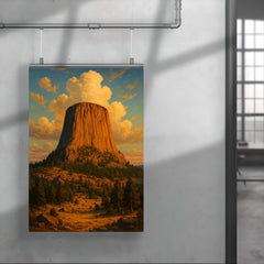 Devil's Tower Wyoming USA poster 4