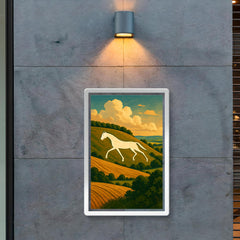 Devizes Millennium White Horse England poster 2
