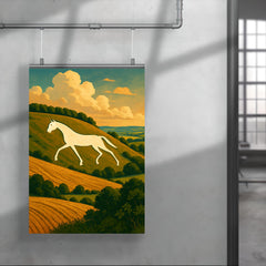 Devizes Millennium White Horse England poster 4