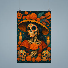 Dia de muertos poster 9