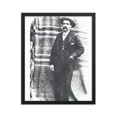 Diamondfield Jack framed print on a plain backdrop in size 16"x20".