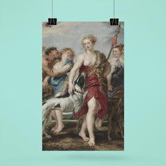 Diana and Her Nymphs Departing for the Hunt by Peter Paul Rubens poster 6