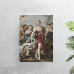 Diana and Her Nymphs Departing for the Hunt by Peter Paul Rubens poster 7