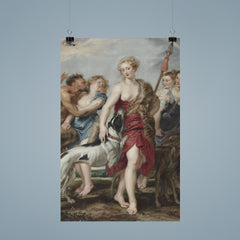 Diana and Her Nymphs Departing for the Hunt by Peter Paul Rubens poster 9
