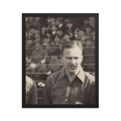 Dick Sigmond framed print on a plain backdrop in size 16"x20".