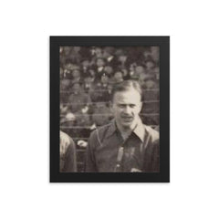 Dick Sigmond framed print on a plain backdrop in size 8"x10".