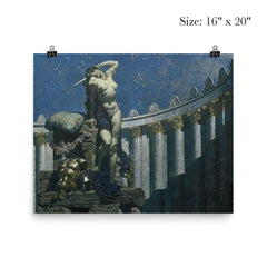 Dido at the Stake by Alexander Rothaug poster 2