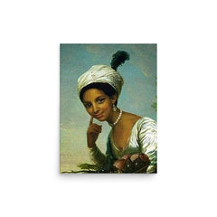 Dido Elizabeth Belle poster on a plain backdrop in size 12"x16".