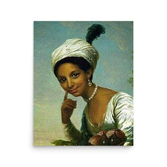 Dido Elizabeth Belle poster on a plain backdrop in size 16"x20".