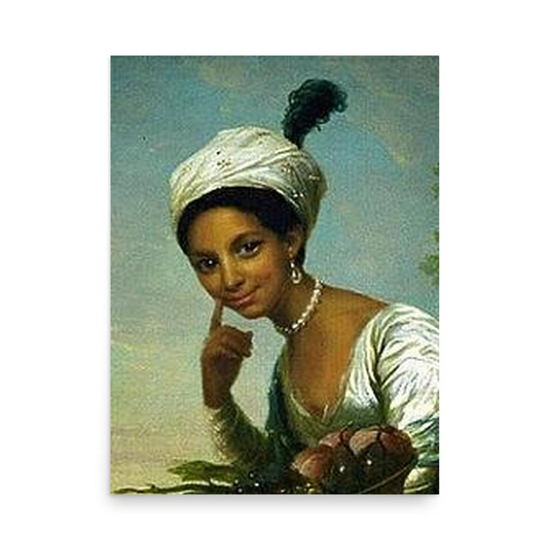 Dido Elizabeth Belle poster on a plain backdrop in size 18