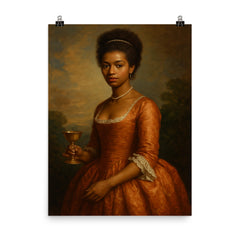 Dido Elizabeth Belle poster on a plain backdrop in size 8"x10".