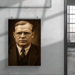 Dietrich Bonhoeffer portrait poster 4