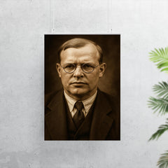 Dietrich Bonhoeffer portrait poster 7