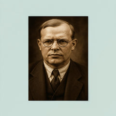 Dietrich Bonhoeffer portrait poster 8