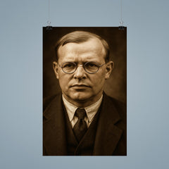 Dietrich Bonhoeffer portrait poster 9