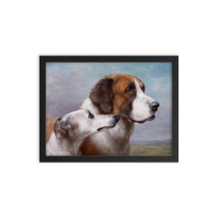 Dignity and Grace by Carl Reichert framed print on a plain backdrop in size 12"x16".