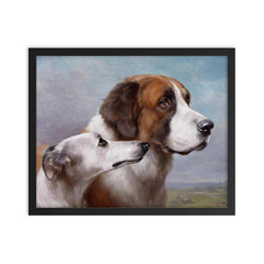 Dignity and Grace by Carl Reichert framed print on a plain backdrop in size 16"x20".