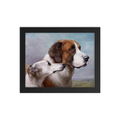 Dignity and Grace by Carl Reichert framed print on a plain backdrop in size 8"x10".