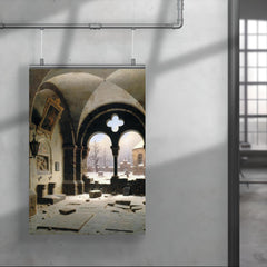 Dilapidated Chapel by Carl Hasenpflug, 1845 poster 4