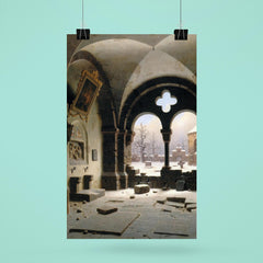 Dilapidated Chapel by Carl Hasenpflug, 1845 poster 6