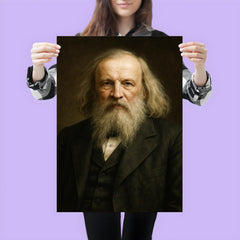 Dimitri Mendeleev portrait poster 3