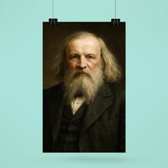 Dimitri Mendeleev portrait poster 6