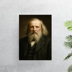 Dimitri Mendeleev portrait poster 7