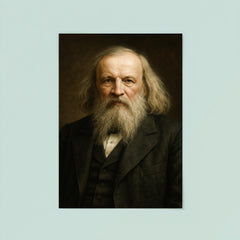 Dimitri Mendeleev portrait poster 8