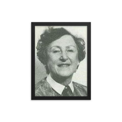 Dinora Pines framed print on a plain backdrop in size 12"x16".