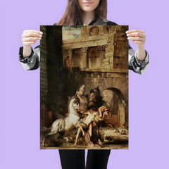 Diomedes Devoured by His Horses by Gustave Moreau, 1865 poster 3
