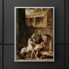 Diomedes Devoured by His Horses by Gustave Moreau, 1865 poster 5