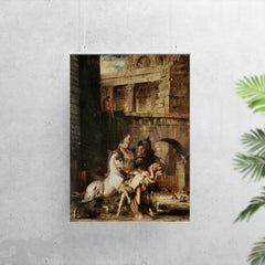 Diomedes Devoured by His Horses by Gustave Moreau, 1865 poster 7