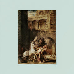Diomedes Devoured by His Horses by Gustave Moreau, 1865 poster 8